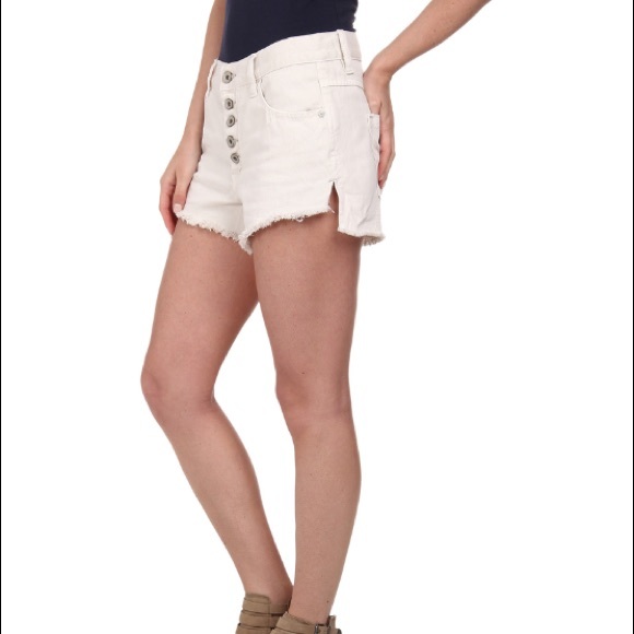 Free People Runaway Slouch Cut Off Denim Shorts Size 25 - Picture 8 of 10